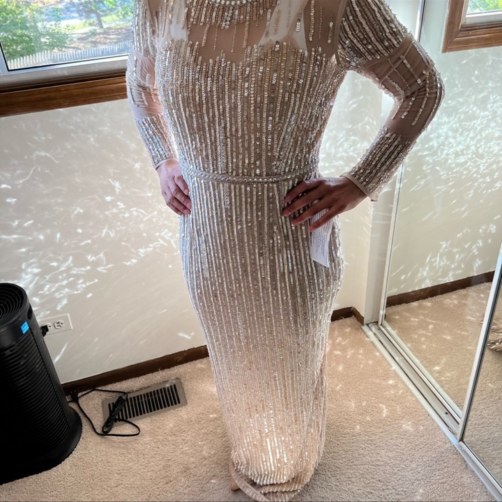 Mac Duggal evening gown embellished